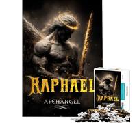 Puzzle pour Adolescents 1000 pièces Raphaël Archange avec épée Activités Amusantes à la Maison Améliore la mémoire Jeu Manuel pour Les 14 Ans et Plus (38x26cm)