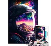 Puzzle pour Adolescents 1000 pièces Réflexions d'astronaute Activités Amusantes à la Maison Décoration intérieure Jeu Pratique pour Les 14 Ans et Plus (50x75cm)