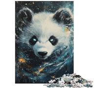 Puzzle pour Adolescents 1000 pièces Regard de Panda étoilé Puzzle pour Adolescents Motif à Assembler Chaque pièce est Unique Cadeau d'anniversaire Unique (38x26cm/1000pcs)