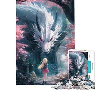 Puzzle pour Adolescents 1000 pièces Regard du Dragon Puzzle pour Adolescents Modèle à Assembler Chaque pièce est Unique Cadeau d'anniversaire Unique (Dimensions 50x75cm)