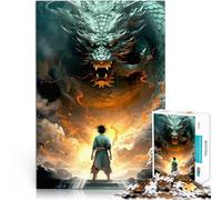 Puzzle pour Adolescents 1000 pièces Rencontrez Shenlong Jouet éducatif intellectuel décompressant Œuvre d'art 38x52cm