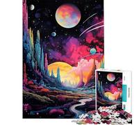 Puzzle pour Adolescents 1000 pièces Rêves vibrants Difficile et Stimulant Analyse et logique Jouet de décoration pour la Maison À partir de 14 Ans (38x26cm)