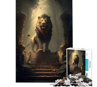 Puzzle pour Adolescents 1000 pièces Roi des Terres de Feu Idéal pour Un Anniversaire ou Noël Jouet de mémoire Décoration Murale Convient aux Personnes de 14 Ans et Plus 38x26cm