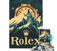 Puzzle pour Adolescents 1000 pièces Rolex Intemporel idéal pour stimuler Le Cerveau décoration intérieure Jeu Impossible à partir de 14 Ans (50x75cm)