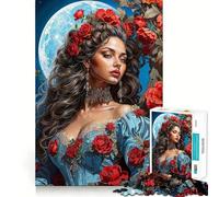 Puzzle pour Adolescents 1000 pièces Romance céleste Bords impeccables Jeu de réflexion Amusant Moments de détente Décoration de Noël (38x26cm)