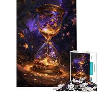 Puzzle pour Adolescents 1000 pièces Sablier Espace-Temps Activités Amusantes à la Maison pour Toute la Famille Jeux familiaux pour Les 14 Ans et Plus (38x26cm)