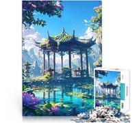 Puzzle pour Adolescents 1000 pièces Sanctuaire caché Entraînez Votre Cerveau et Vos Mains Collection d'artistes, Beaux-Arts 38x26cm