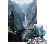 Puzzle pour Adolescents 1000 pièces Sentinelle de la Vallée Oubliée Puzzle 1000 pièces à Monter soi-même Jouet décoration intérieure Jeu Amusant et Stimulant pour Toute la Famille (38x26cm)