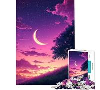 Puzzle pour Adolescents 1000 pièces Sérénité au Clair de Lune Puzzle Jeux relaxants Passer Le Temps Pendant Les Vacances Idéal comme Cadeau (Dimensions 38x26cm)