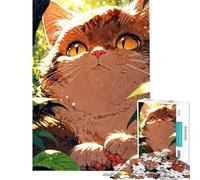 Puzzle pour Adolescents 1000 pièces Sérénité dans la clairière Aide à stimuler Le Cerveau Jeu d'assemblage de Motifs Décoration Murale pour Les 14 Ans et Plus 38x52cm