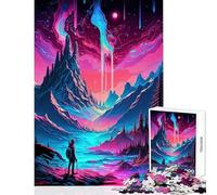 Puzzle pour Adolescents 1000 pièces Seul dans Un Monde Fantastique Jeu Impossible défi Difficile Jouet éducatif (38x52cm)