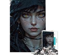 Puzzle pour Adolescents 1000 pièces Silent Companions Crow Défi éducatif Découpe de précision Jeu Pratique pour Les 14 Ans et Plus Jeu de Puzzle Offert (50x75cm)