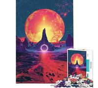 Puzzle pour Adolescents 1000 pièces Soleil Venu de l'espace Puzzle à Monter soi-même Jouet Cadeau d'anniversaire et Cadeaux Uniques (Dimensions 38x26cm)