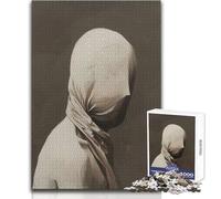Puzzle pour Adolescents 1000 pièces « Solitude voilée » - Design Minimaliste et élégant pour Un Anniversaire - Dimensions : 50x75cm