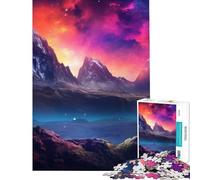 Puzzle pour Adolescents 1000 pièces Sommets du Cosmos Difficile et Stimulant Jeu Familial adapté aux Personnes de 14 Ans et Plus (38x52cm)