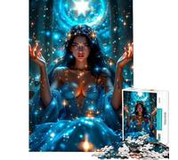 Puzzle pour Adolescents 1000 pièces Starlight Queen Difficile et Stimulant Cadeau d'anniversaire Jeu éducatif pour Les 14 Ans et Plus 38x52cm
