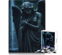 Puzzle pour Adolescents 1000 pièces - Statue d'ange en Pleurs - Casse-tête - Jeux et activités familiales - Idée Cadeau - Dimensions : 50x75cm