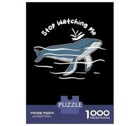 Puzzle pour Adolescents 1000 Pièces Stop Watching Me Puzzles pour Adultes Jeux De Famille Décoration Parfaite Idéal comme Cadeau 70x50cm/1000pcs