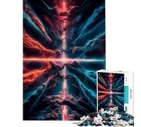 Puzzle pour Adolescents 1000 pièces Structure Spatiale Complexe et stimulante Analyse et logique Jouet de décoration pour la Maison À partir de 14 Ans (38x26cm)