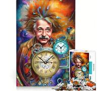 Puzzle pour Adolescents 1000 pièces Style Steampunk Einstein Jeux relaxants décoration Murale Cadeaux pour Amis et Famille 38x52cm