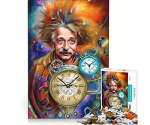 Puzzle pour Adolescents 1000 pièces Style Steampunk Einstein Jeux relaxants décoration Murale Cadeaux pour Amis et Famille 38x52cm