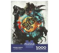 Puzzle pour Adolescents 1000 Pièces The Circle of Life Puzzle pour Adultes Jouet Décoration Murale Course De Vitesse Manuelle Défi Éducatif 70x50cm/1000pcs