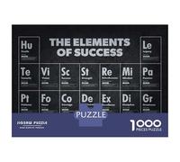 Puzzle pour Adolescents 1000 Pièces The Elements of Success Puzzle pour Adultes Jeu Pratique Analyse Et Logique Interaction Parent-Enfant 70x50cm/1000pcs