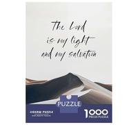Puzzle pour Adolescents 1000 Pièces The Lord is My Light Puzzles pour Adultes Jeux De Détente Découpe De Précision Offre Spéciale pour Toute La Famille 70x50cm/1000pcs