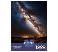 Puzzle pour Adolescents 1000 Pièces The Milky Way Galaxy Core Puzzle pour Adultes Jeu Pratique Analyse Et Logique Interaction Parent-Enfant 70x50cm/1000pcs