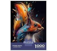Puzzle pour Adolescents 1000 Pièces The Nimble Squirrel Puzzles pour Adultes Jeu Familial Anti-Stress Interaction Parent-Enfant 52x38cm/1000pcs