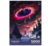 Puzzle pour Adolescents 1000 Pièces Tiger and Flowers Puzzle pour Adultes Jeu De Réflexion Décoration Murale Cadeau Anti-Stress 70x50cm/1000pcs