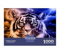 Puzzle pour Adolescents 1000 Pièces Tiger Galaxy Puzzle pour Adultes Jeu Pratique Analyse Et Logique Interaction Parent-Enfant 70x50cm/1000pcs