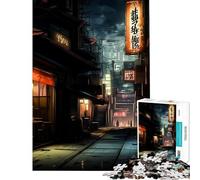 Puzzle pour Adolescents 1000 pièces Tokyo Street Japanese Educational Toys Learning Game Perfect Decoration Gifts (Size 50x75cm)
