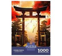 Puzzle pour Adolescents 1000 Pièces Torii Gate in Japanese Puzzles pour Adultes, Jouets Anti-Stress, Difficile, Cadeau d'anniversaire Unique 52x38cm/1000pcs