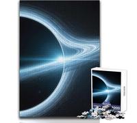 Puzzle pour Adolescents 1000 pièces Trou Noir avec Disque d'accrétion - Idéal pour se détendre et se divertir - Jeu de Construction soigné - Dimensions:38x52cm