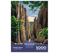Puzzle pour Adolescents 1000 Pièces Tsingy De Bemaraha National Park, Madagascar Puzzles pour Adolescents - Jeux Anti-Stress - Idéal pour Se Détendre À La Maison - Stimule Le Cerveau 70x50cm/1000pcs
