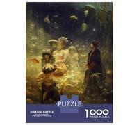 Puzzle pour Adolescents 1000 Pièces Underwater Fantasy Scene Puzzle pour Adultes Jeu De Réflexion Décoration Murale Cadeau Anti-Stress 52x38cm/1000pcs