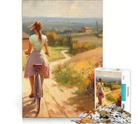 Puzzle pour Adolescents 1000 pièces Une Balade à la Campagne, décoration Murale, pour s'amuser en Famille, Cadeau d'anniversaire, Cadeau de Voyage, 38x52cm