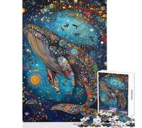Puzzle pour Adolescents 1000 pièces Une Histoire de Baleine Jeu de détente Défi Difficile Cadeau d'anniversaire (50x75cm)