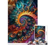 Puzzle pour Adolescents 1000 pièces Univers Fractal Jeu éducatif Décoration intérieure Jouets pour entraîner Votre Cerveau et Vos Mains (38x26cm)