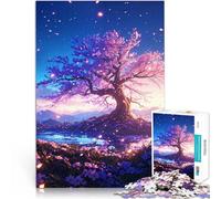 Puzzle pour Adolescents 1000 pièces Vallée Fleurie Jouet éducatif d'apprentissage Chaque pièce est Unique - Jeu Familial Stimulant et Amusant 52x38cm