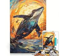 Puzzle pour Adolescents 1000 pièces Vitrail Bossu, Jeux relaxants, Défi Difficile, Collection d'artistes, Beaux-Arts 38x26cm