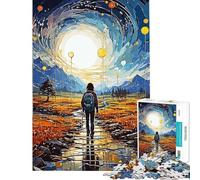 Puzzle pour Adolescents 1000 pièces Voyage Sauvage Jeu Impossible Jouet addictif pour cultiver la Patience Cadeau d'anniversaire Amusant et Humoristique (Taille 38x52cm)