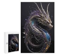Puzzle pour adolescents 1000 pièces Water Steampunk Dragon Puzzle Jeu à bascule Cadeau d'anniversaire, amusant pour la maison, 1000 pièces
