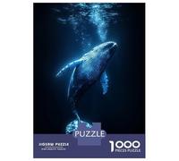 Puzzle pour Adolescents 1000 Pièces White Cat Sleeping Clouds Puzzles pour Adultes Jeu Familial Anti-Stress Interaction Parent-Enfant 70x50cm/1000pcs
