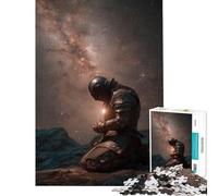 Puzzle pour Adolescents 1000 prières du Chevalier Un Jeu Difficile à compléter mais Amusant et Humoristique Jeu Pratique pour Les 14 Ans et Plus Format 50x75cm