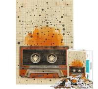 Puzzle pour Adolescents 1000 Tambours Rythme Abstrait Un défi à relever pour reconstituer Une œuvre d'art Jouet Anti-Stress Convient aux 14 Ans et Plus (50x75cm)