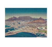 Puzzle pour Adolescents 1000pcs(38x26cm) Cape Town Puzzles pour Adultes, Jouets À Monter Soi-même, Améliorent La Mémoire, Idéal comme Cadeau 1000pcs(38x26cm)