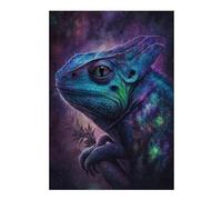 Puzzle pour Adolescents 1000pcs(38x26cm) Galactic Lizard Art Print-16 Puzzle pour Adultes, Jeu Manuel, Décoration Intérieure, Idéal comme Cadeau pour Toute La Famille 1000pcs(38x26cm)
