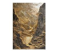 Puzzle pour Adolescents 1000pcs(38x26cm) Gold Coast Mountain Landscape Puzzle pour Adultes, Jeu Manuel, Décoration Intérieure, Idéal comme Cadeau pour Toute La Famille 1000pcs(38x26cm)